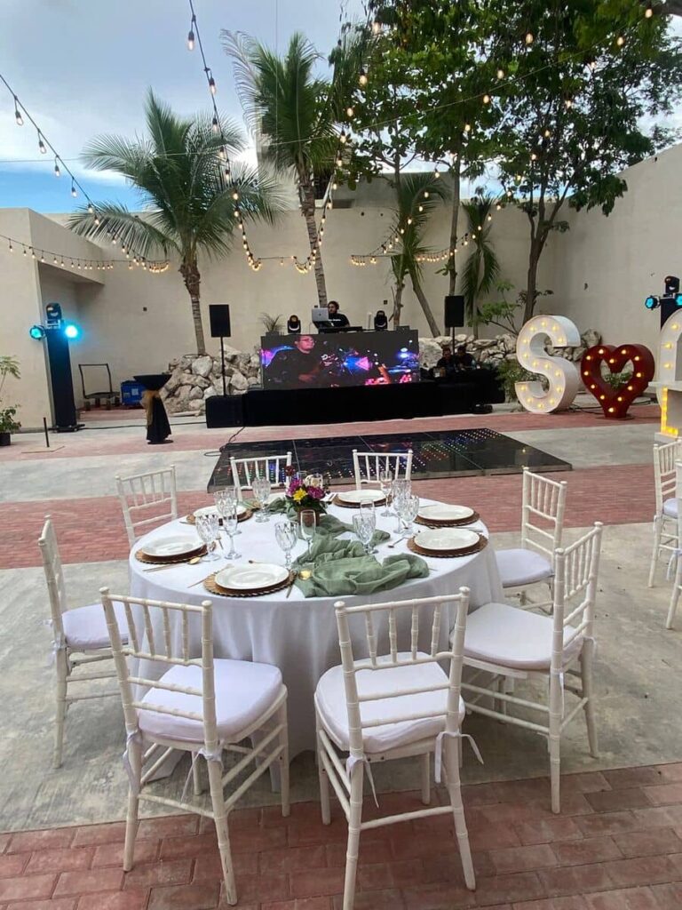 Boda de día en Salón Luna en Cancún