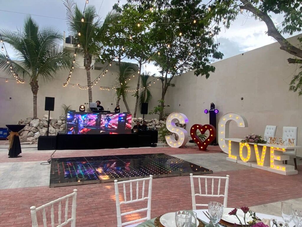 Pista de Baile en Salón Luna Cancún
